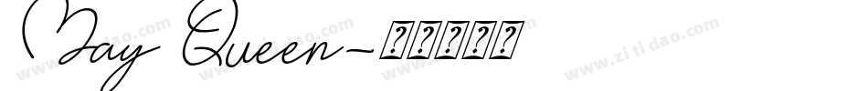 May Queen字体转换